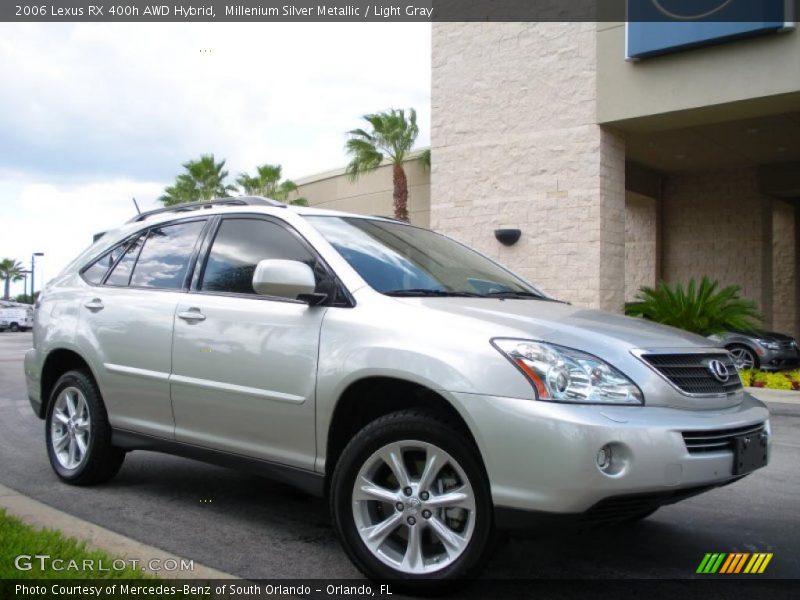 Millenium Silver Metallic / Light Gray 2006 Lexus RX 400h AWD Hybrid