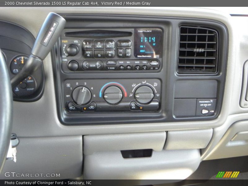 Victory Red / Medium Gray 2000 Chevrolet Silverado 1500 LS Regular Cab 4x4