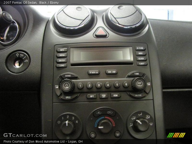Black / Ebony 2007 Pontiac G6 Sedan
