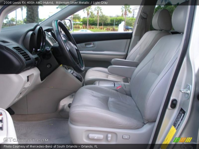 Millenium Silver Metallic / Light Gray 2006 Lexus RX 400h AWD Hybrid