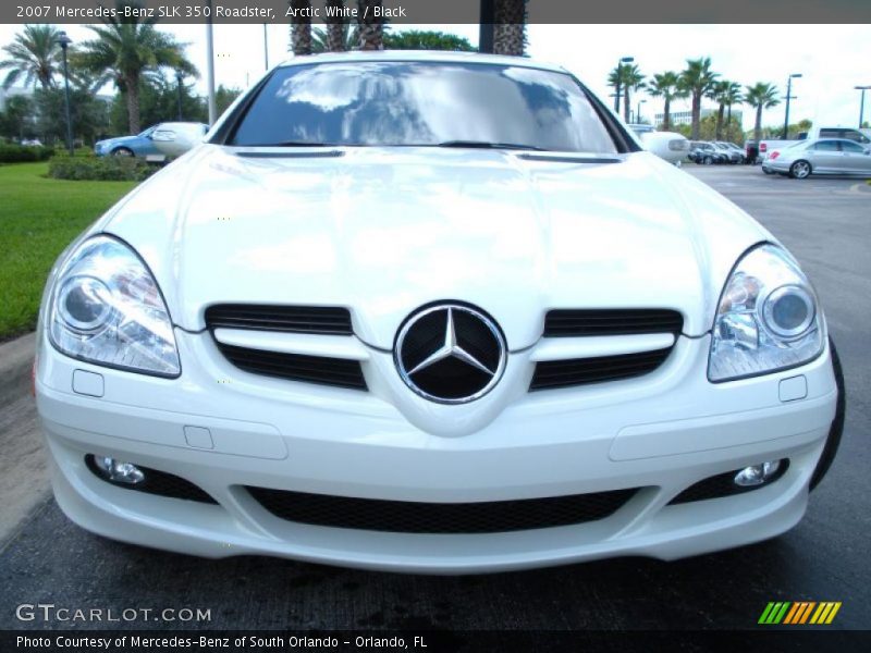 Arctic White / Black 2007 Mercedes-Benz SLK 350 Roadster