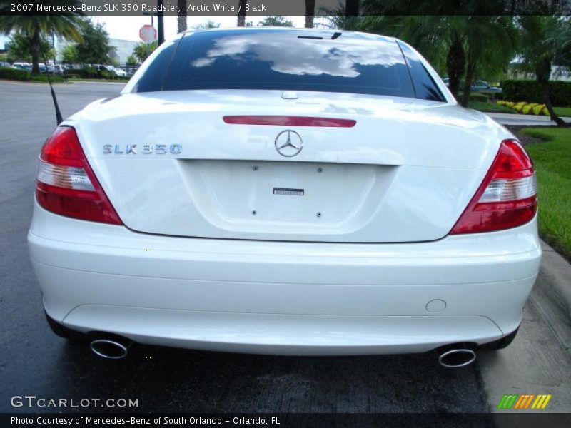 Arctic White / Black 2007 Mercedes-Benz SLK 350 Roadster
