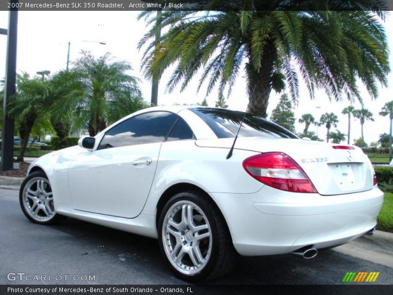 Arctic White / Black 2007 Mercedes-Benz SLK 350 Roadster