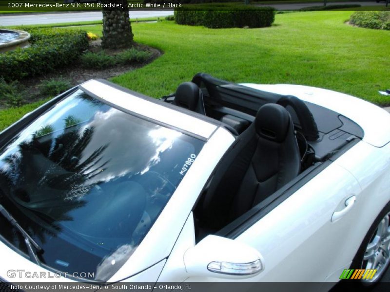 Arctic White / Black 2007 Mercedes-Benz SLK 350 Roadster