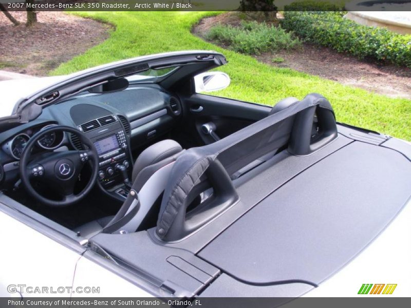 Arctic White / Black 2007 Mercedes-Benz SLK 350 Roadster