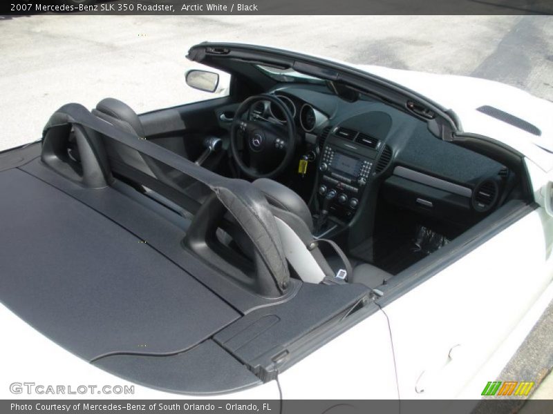Arctic White / Black 2007 Mercedes-Benz SLK 350 Roadster