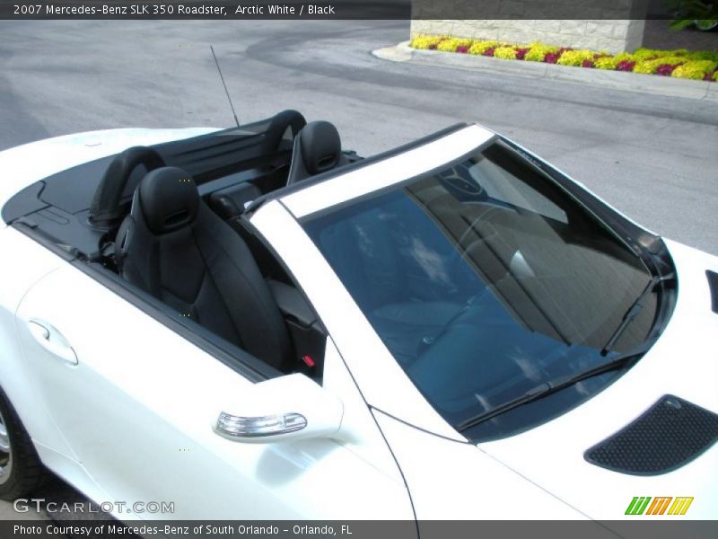 Arctic White / Black 2007 Mercedes-Benz SLK 350 Roadster