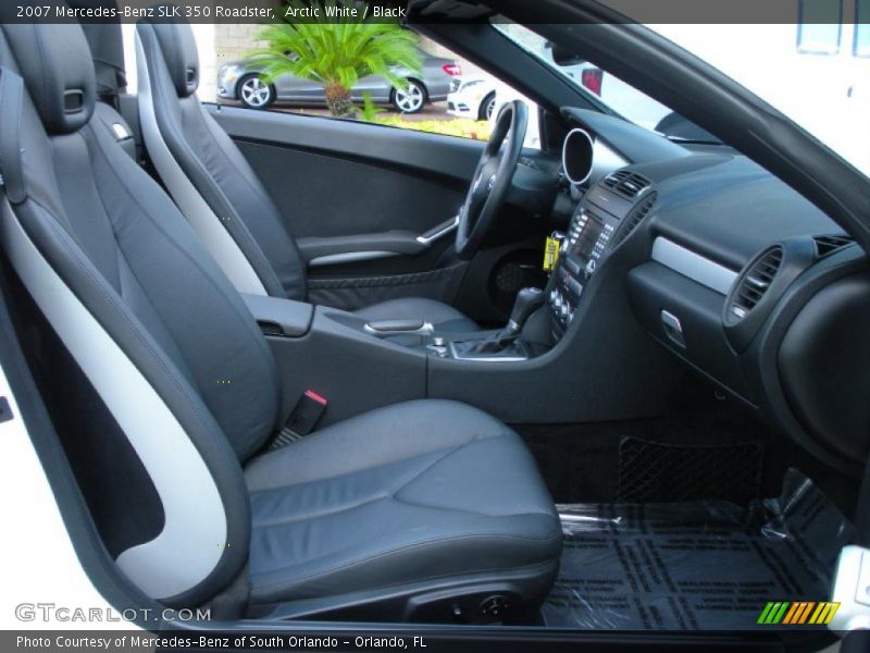 Arctic White / Black 2007 Mercedes-Benz SLK 350 Roadster
