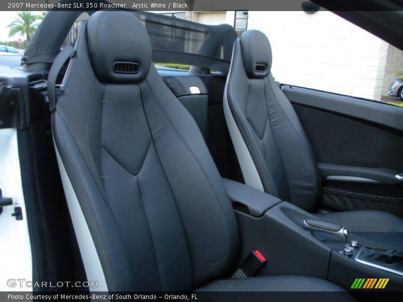 Arctic White / Black 2007 Mercedes-Benz SLK 350 Roadster