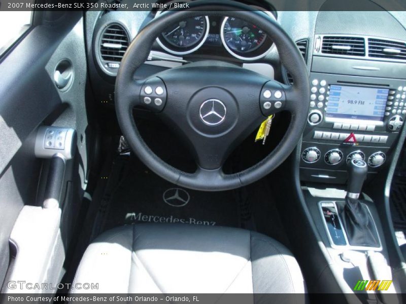 Arctic White / Black 2007 Mercedes-Benz SLK 350 Roadster