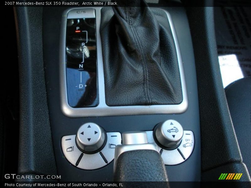 Arctic White / Black 2007 Mercedes-Benz SLK 350 Roadster