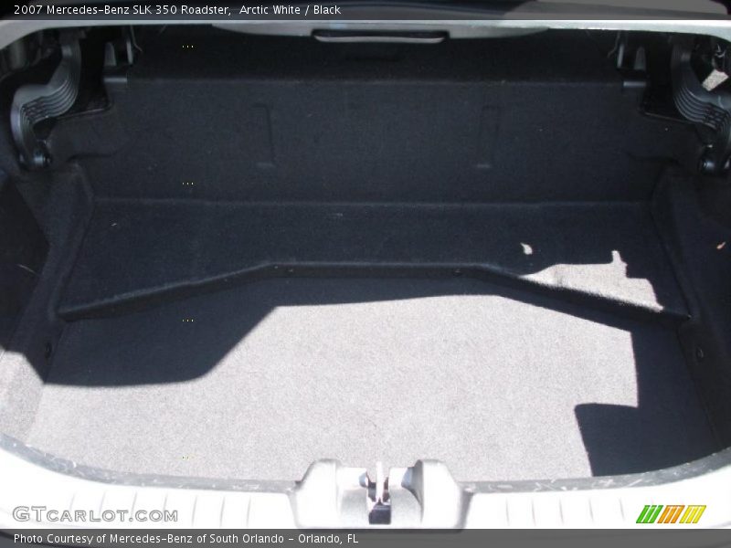 Arctic White / Black 2007 Mercedes-Benz SLK 350 Roadster