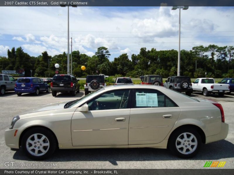 Gold Mist / Cashmere 2007 Cadillac CTS Sedan