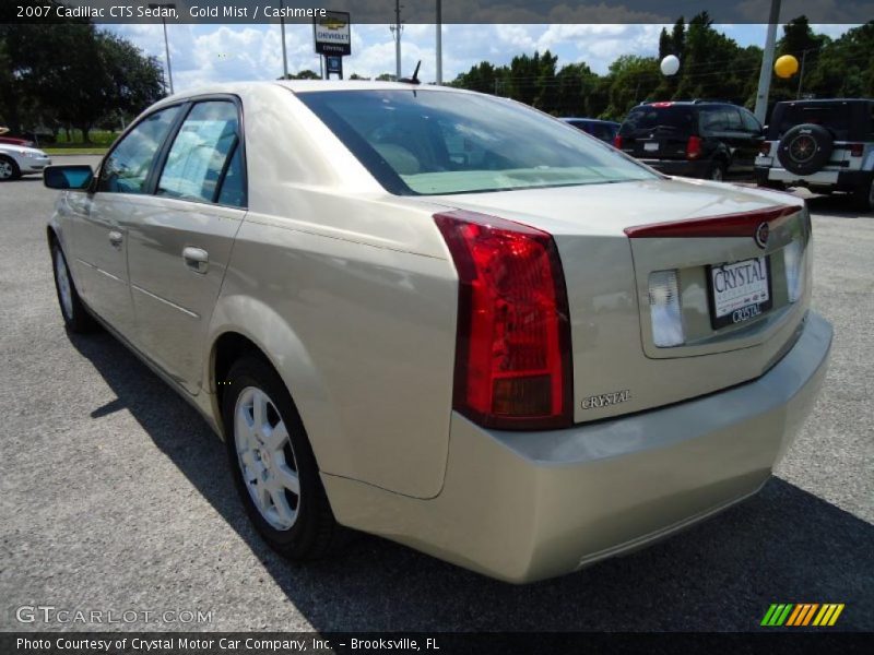 Gold Mist / Cashmere 2007 Cadillac CTS Sedan