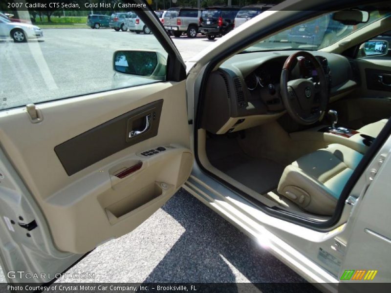 Gold Mist / Cashmere 2007 Cadillac CTS Sedan