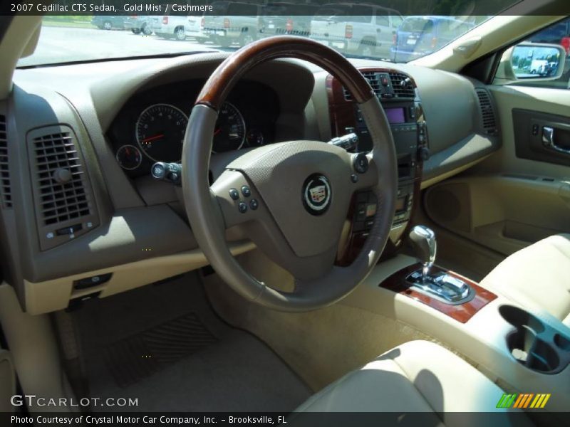 Gold Mist / Cashmere 2007 Cadillac CTS Sedan