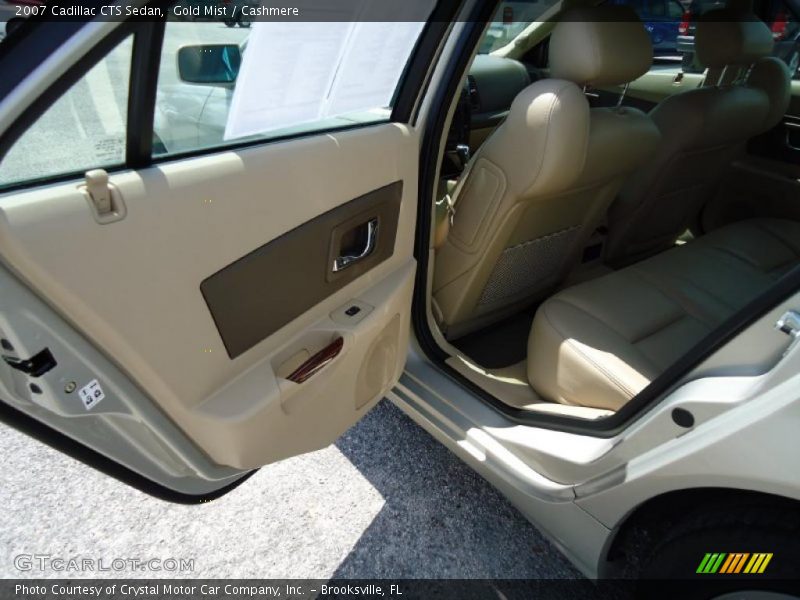 Gold Mist / Cashmere 2007 Cadillac CTS Sedan