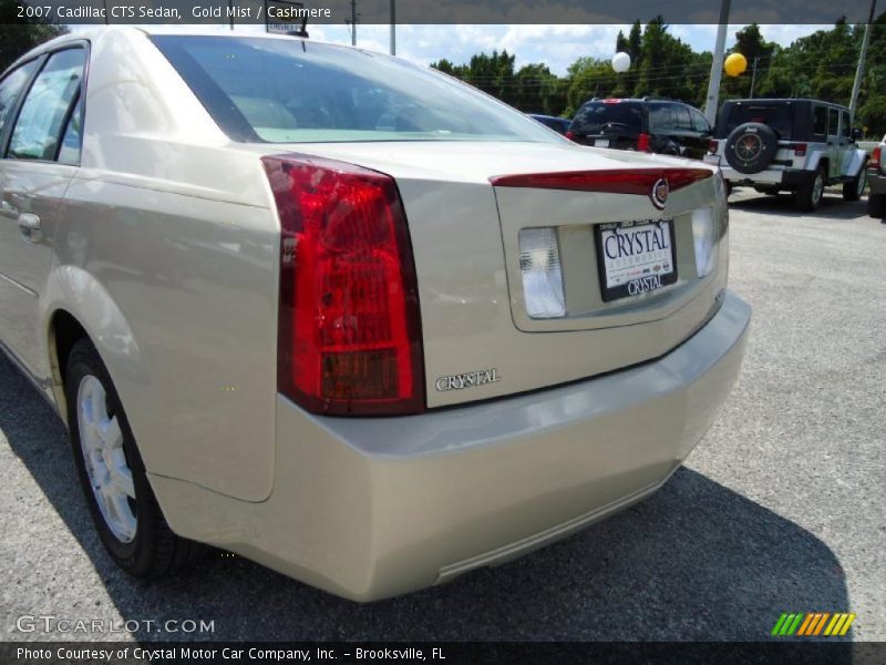 Gold Mist / Cashmere 2007 Cadillac CTS Sedan