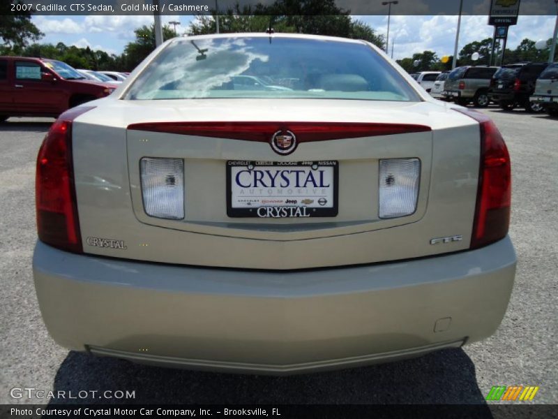 Gold Mist / Cashmere 2007 Cadillac CTS Sedan