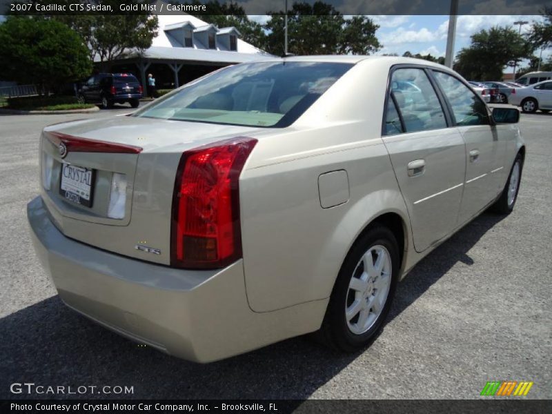Gold Mist / Cashmere 2007 Cadillac CTS Sedan