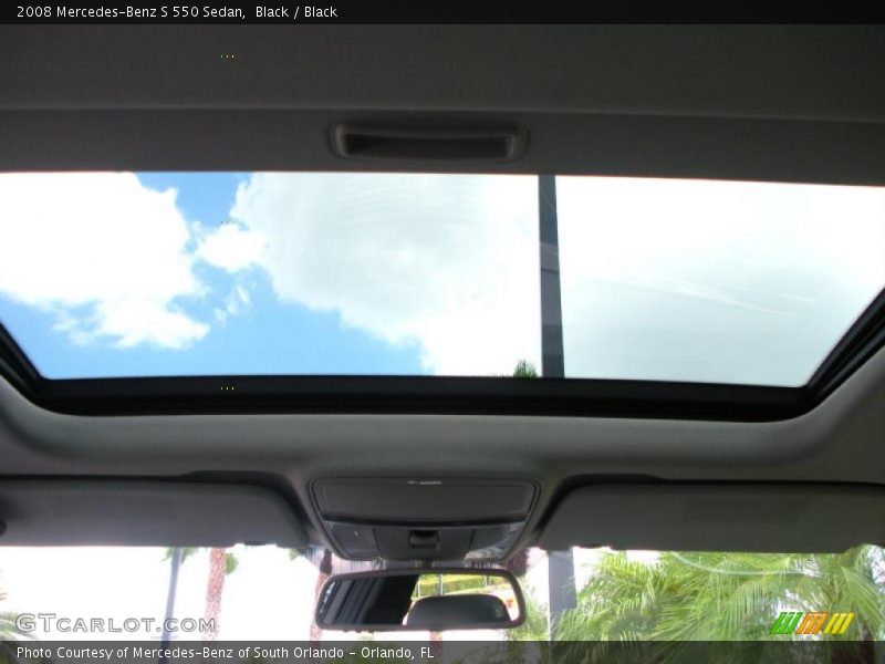 Black / Black 2008 Mercedes-Benz S 550 Sedan