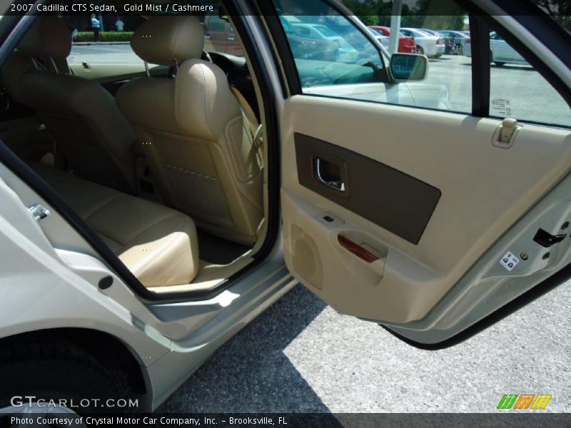 Gold Mist / Cashmere 2007 Cadillac CTS Sedan