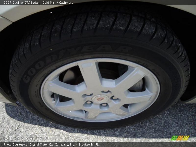 Gold Mist / Cashmere 2007 Cadillac CTS Sedan