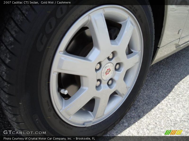 Gold Mist / Cashmere 2007 Cadillac CTS Sedan