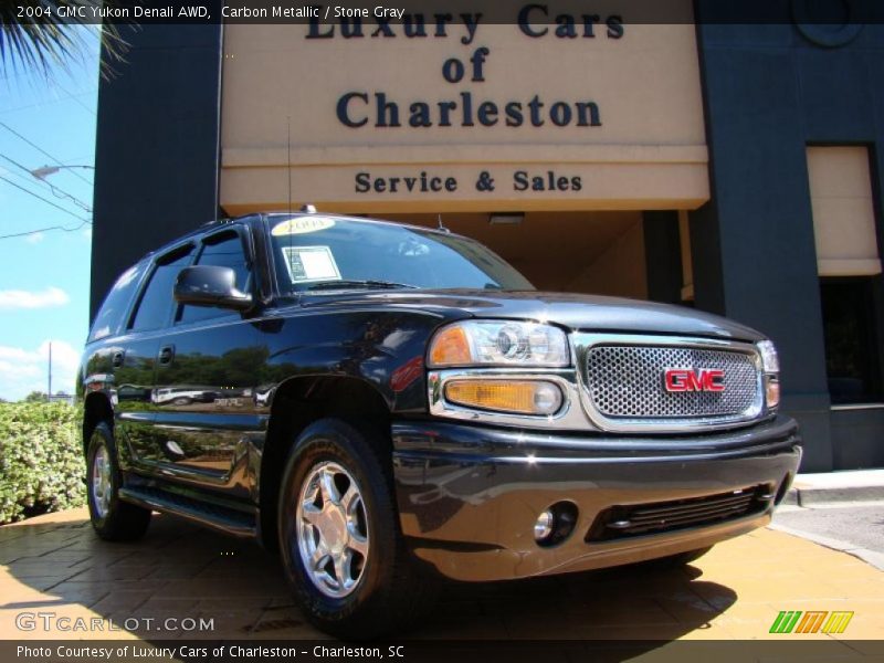 Carbon Metallic / Stone Gray 2004 GMC Yukon Denali AWD