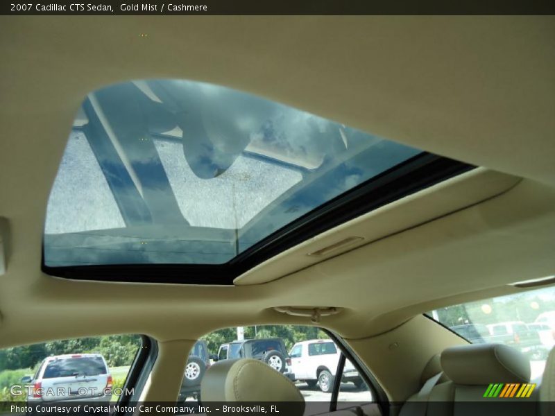 Gold Mist / Cashmere 2007 Cadillac CTS Sedan