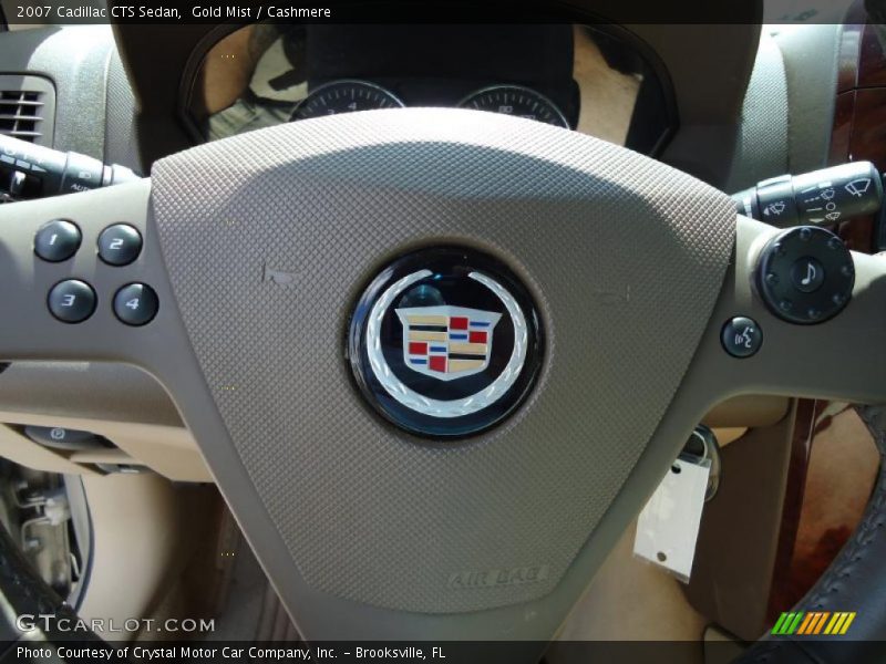 Gold Mist / Cashmere 2007 Cadillac CTS Sedan