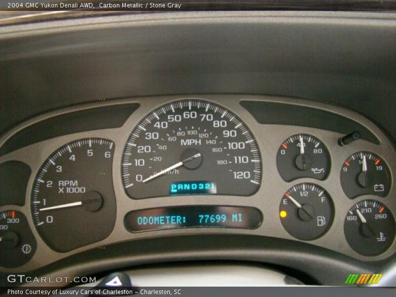 Carbon Metallic / Stone Gray 2004 GMC Yukon Denali AWD