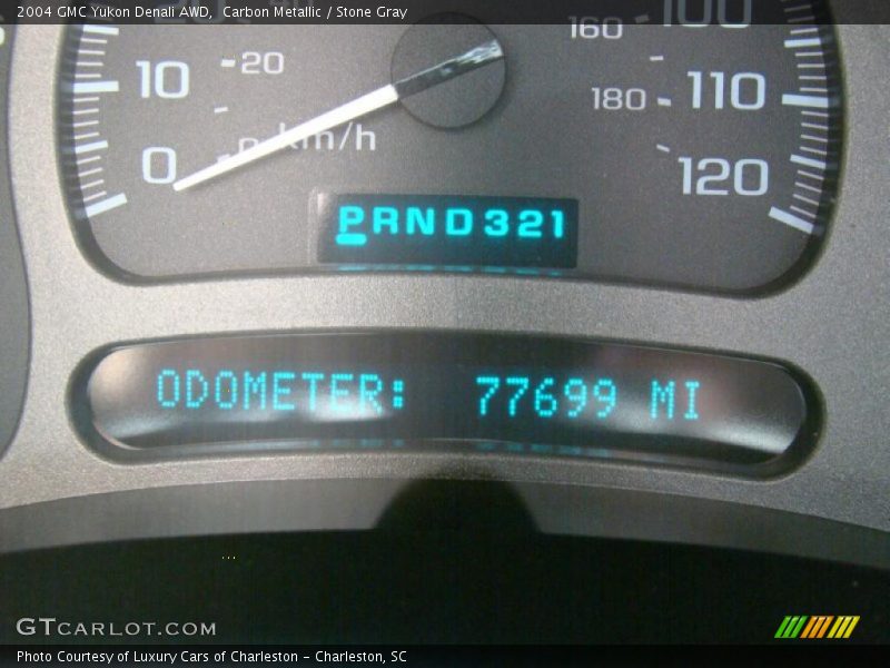 Carbon Metallic / Stone Gray 2004 GMC Yukon Denali AWD