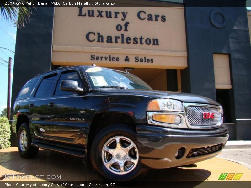 Carbon Metallic / Stone Gray 2004 GMC Yukon Denali AWD