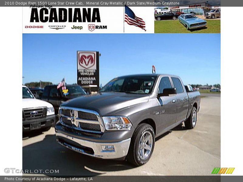 Mineral Gray Metallic / Dark Slate/Medium Graystone 2010 Dodge Ram 1500 Lone Star Crew Cab