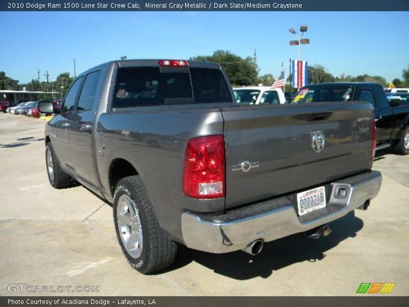 Mineral Gray Metallic / Dark Slate/Medium Graystone 2010 Dodge Ram 1500 Lone Star Crew Cab