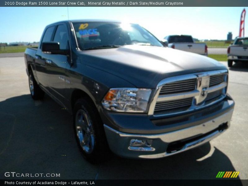 Mineral Gray Metallic / Dark Slate/Medium Graystone 2010 Dodge Ram 1500 Lone Star Crew Cab