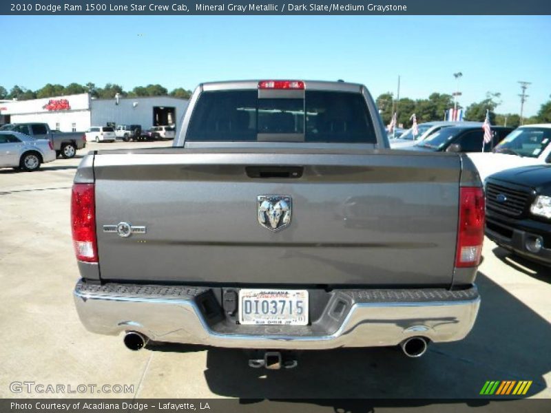 Mineral Gray Metallic / Dark Slate/Medium Graystone 2010 Dodge Ram 1500 Lone Star Crew Cab