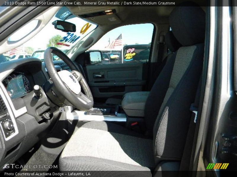 Mineral Gray Metallic / Dark Slate/Medium Graystone 2010 Dodge Ram 1500 Lone Star Crew Cab