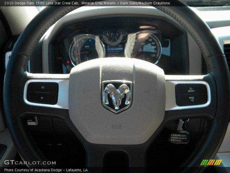 Mineral Gray Metallic / Dark Slate/Medium Graystone 2010 Dodge Ram 1500 Lone Star Crew Cab