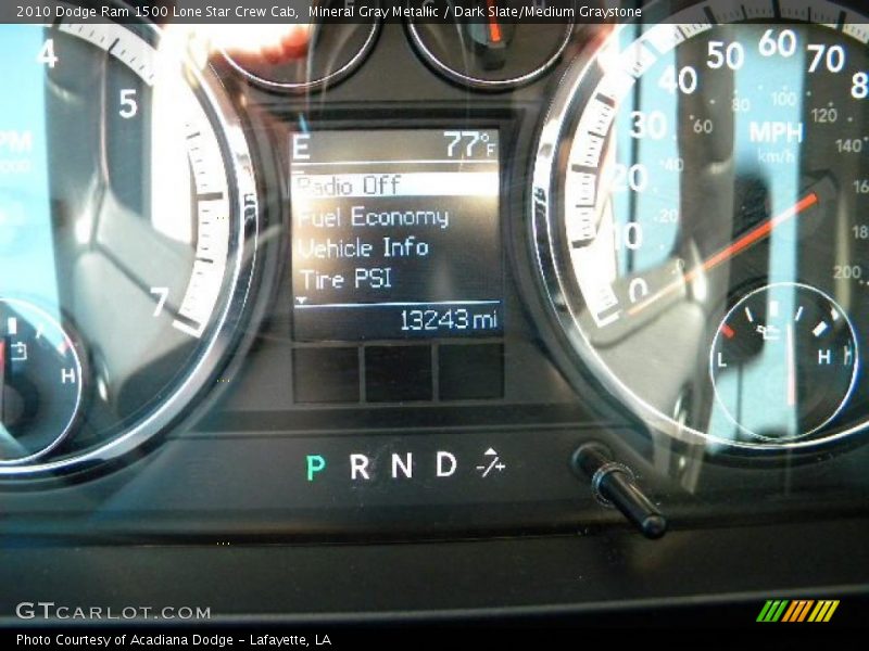 Mineral Gray Metallic / Dark Slate/Medium Graystone 2010 Dodge Ram 1500 Lone Star Crew Cab