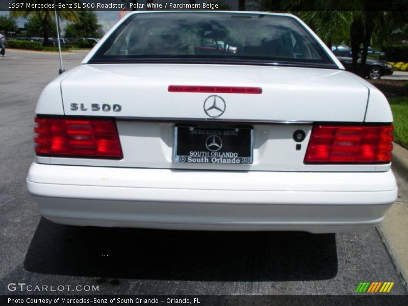 Polar White / Parchment Beige 1997 Mercedes-Benz SL 500 Roadster