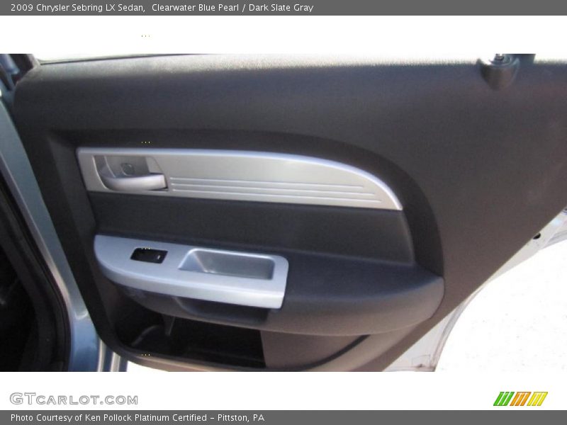 Clearwater Blue Pearl / Dark Slate Gray 2009 Chrysler Sebring LX Sedan