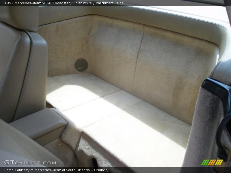 Polar White / Parchment Beige 1997 Mercedes-Benz SL 500 Roadster