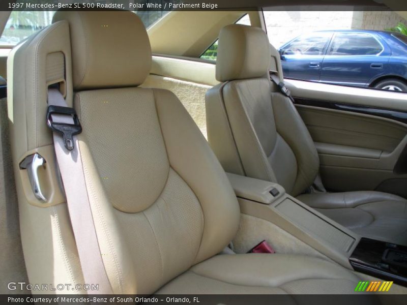 Polar White / Parchment Beige 1997 Mercedes-Benz SL 500 Roadster