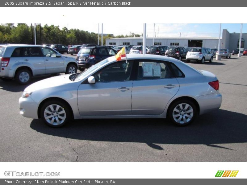 Spark Silver Metallic / Carbon Black 2009 Subaru Impreza 2.5i Sedan