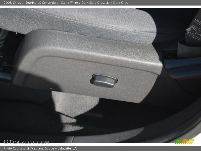 Stone White / Dark Slate Gray/Light Slate Gray 2008 Chrysler Sebring LX Convertible