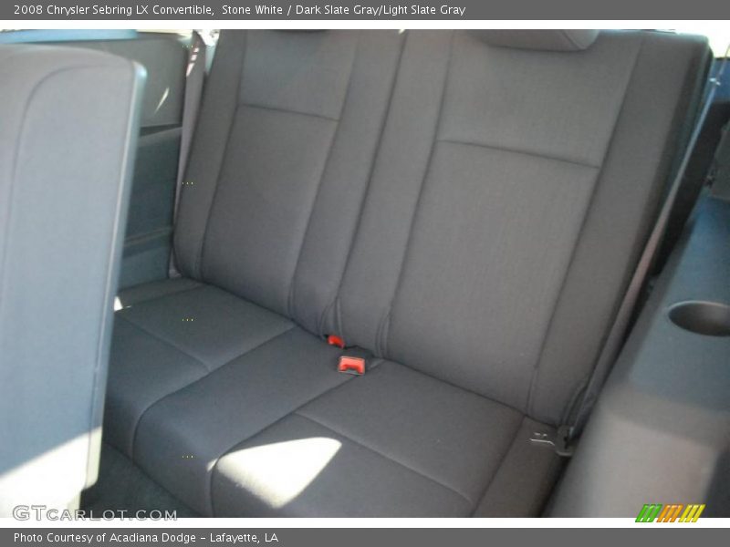Stone White / Dark Slate Gray/Light Slate Gray 2008 Chrysler Sebring LX Convertible
