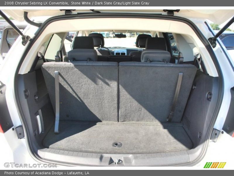 Stone White / Dark Slate Gray/Light Slate Gray 2008 Chrysler Sebring LX Convertible