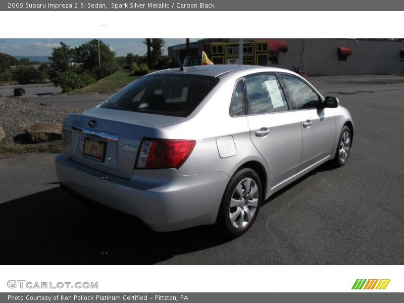 Spark Silver Metallic / Carbon Black 2009 Subaru Impreza 2.5i Sedan